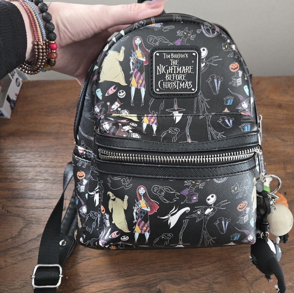 *Rare* Loungefly Nightmare Before Christmas Mini Backpack